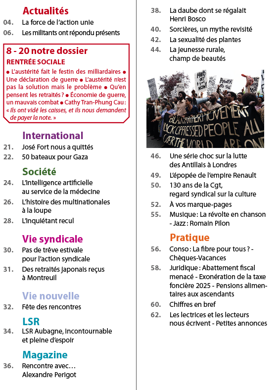 Sommaire VN 249