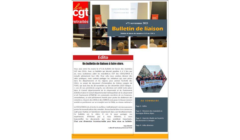 Bulletin de liaison N°1